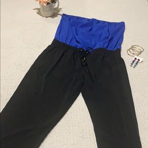 Long pant romper
